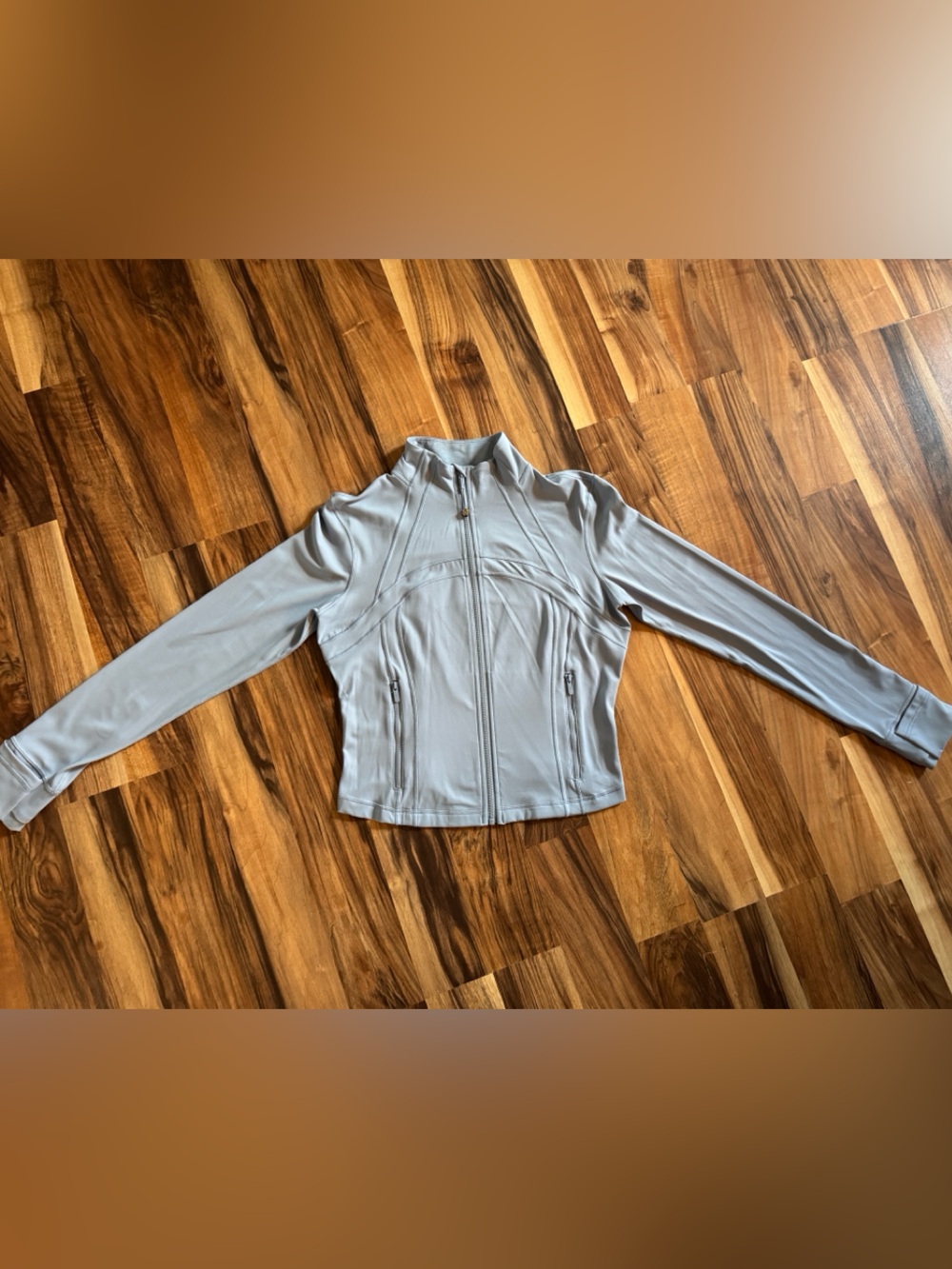 Lululemon Define Cropped Jacket Nulu - Blue Willow